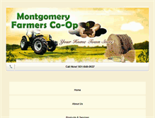 Tablet Screenshot of montgomeryco-op.com